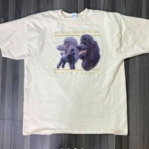 My best friend is my black poodle T-shirt